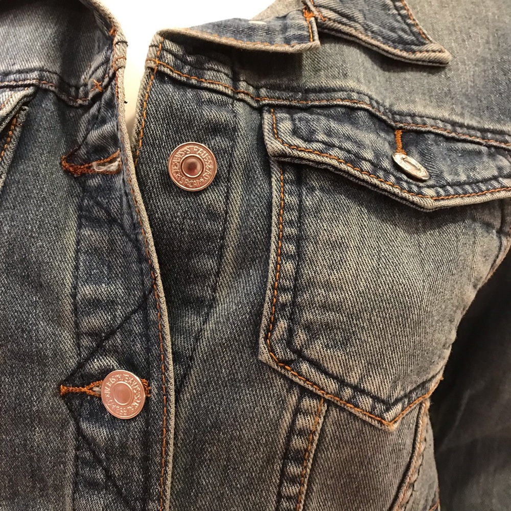Anthropologie Lea & Viola Denim Jacket NEW - Picture 6 of 12